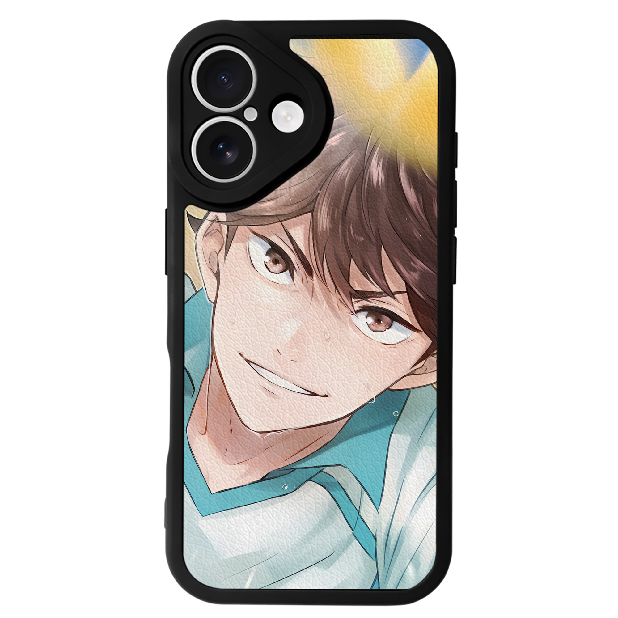 （画像用） ハイキュー!! Haikyu!! 【iPhone 16シリーズ対応】シリコンスマホケース（レザー調） 材質：シリコン